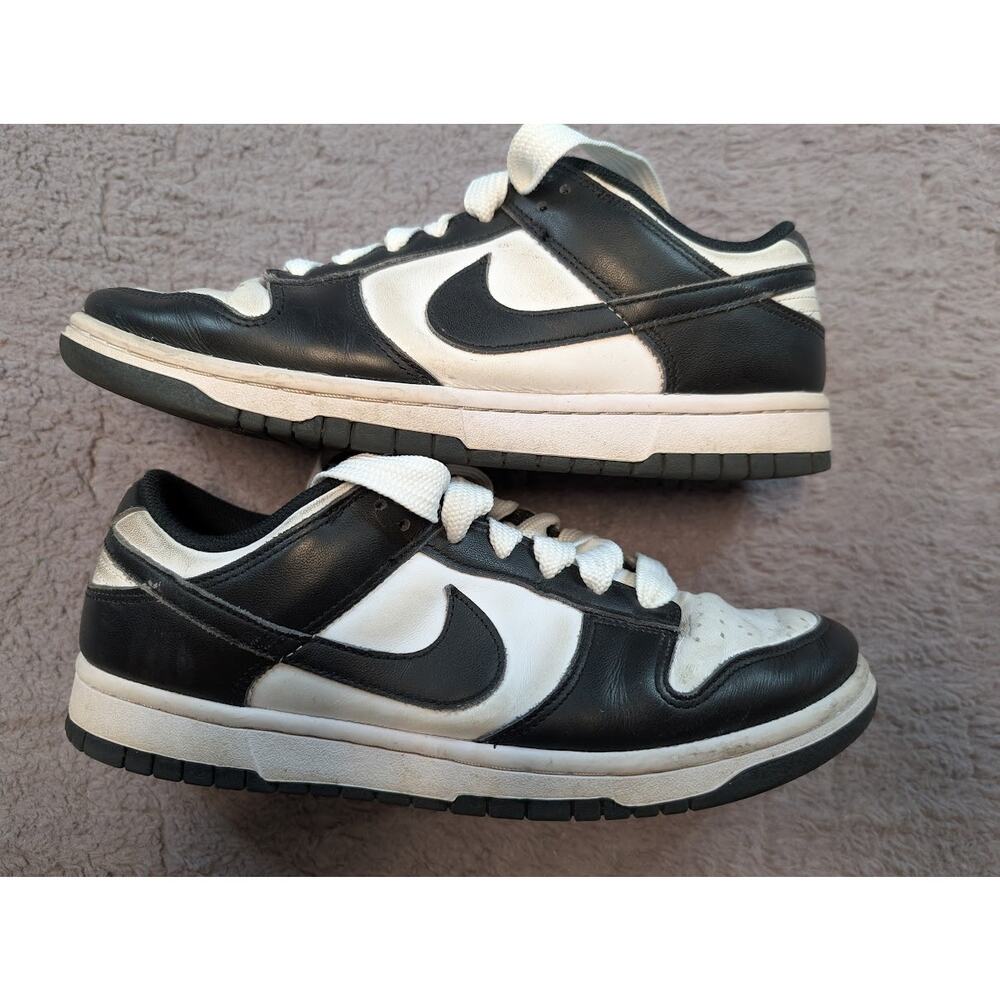 Women's Nike Dunk Low Retro (DD1503-101) Black/White - Size 10 - Picture 5 of 7